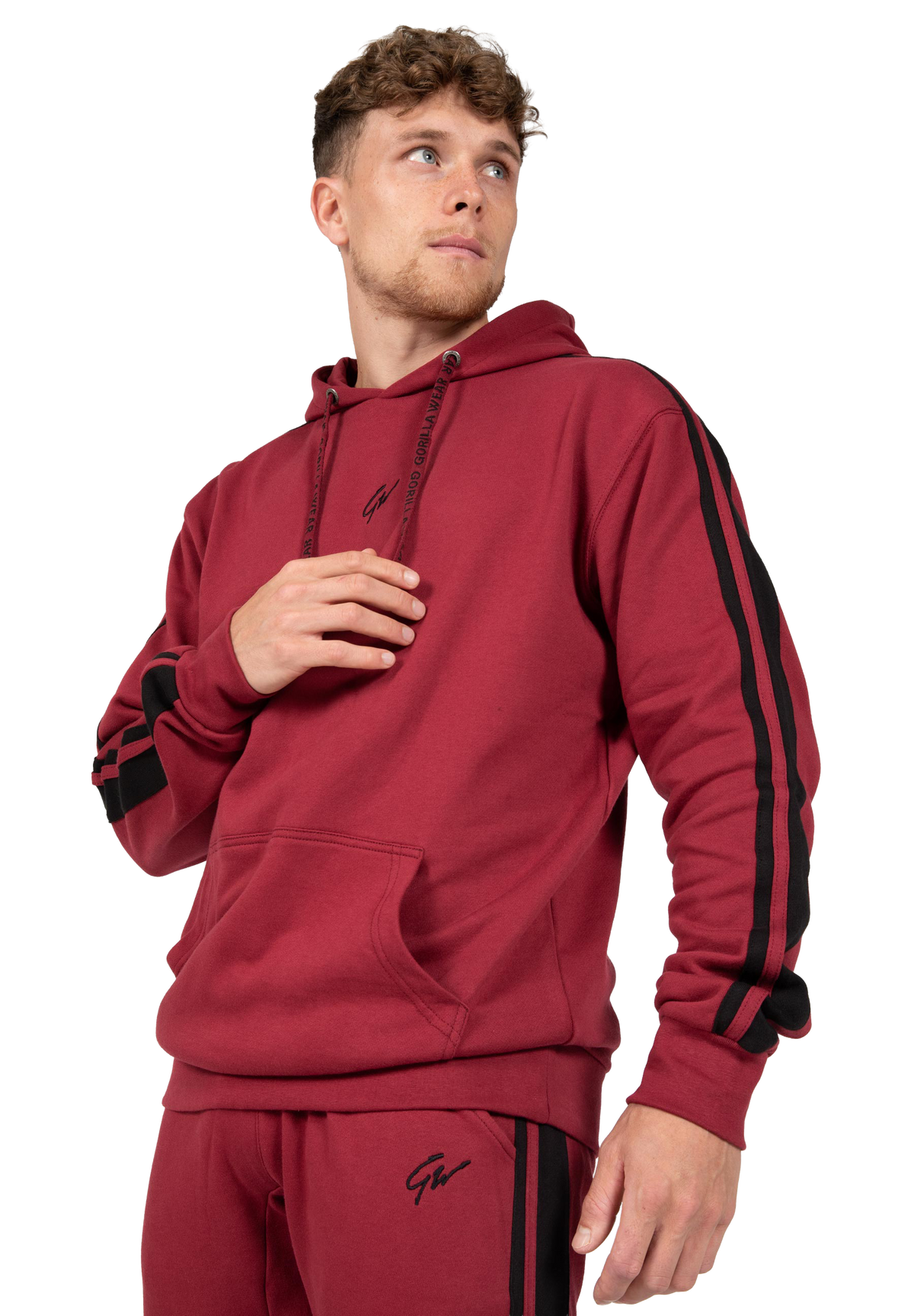 Banks Oversized Hoodie - Burgundy Red/Black