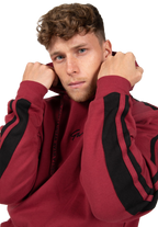 Banks Oversized Hoodie - Burgundy Red/Black
