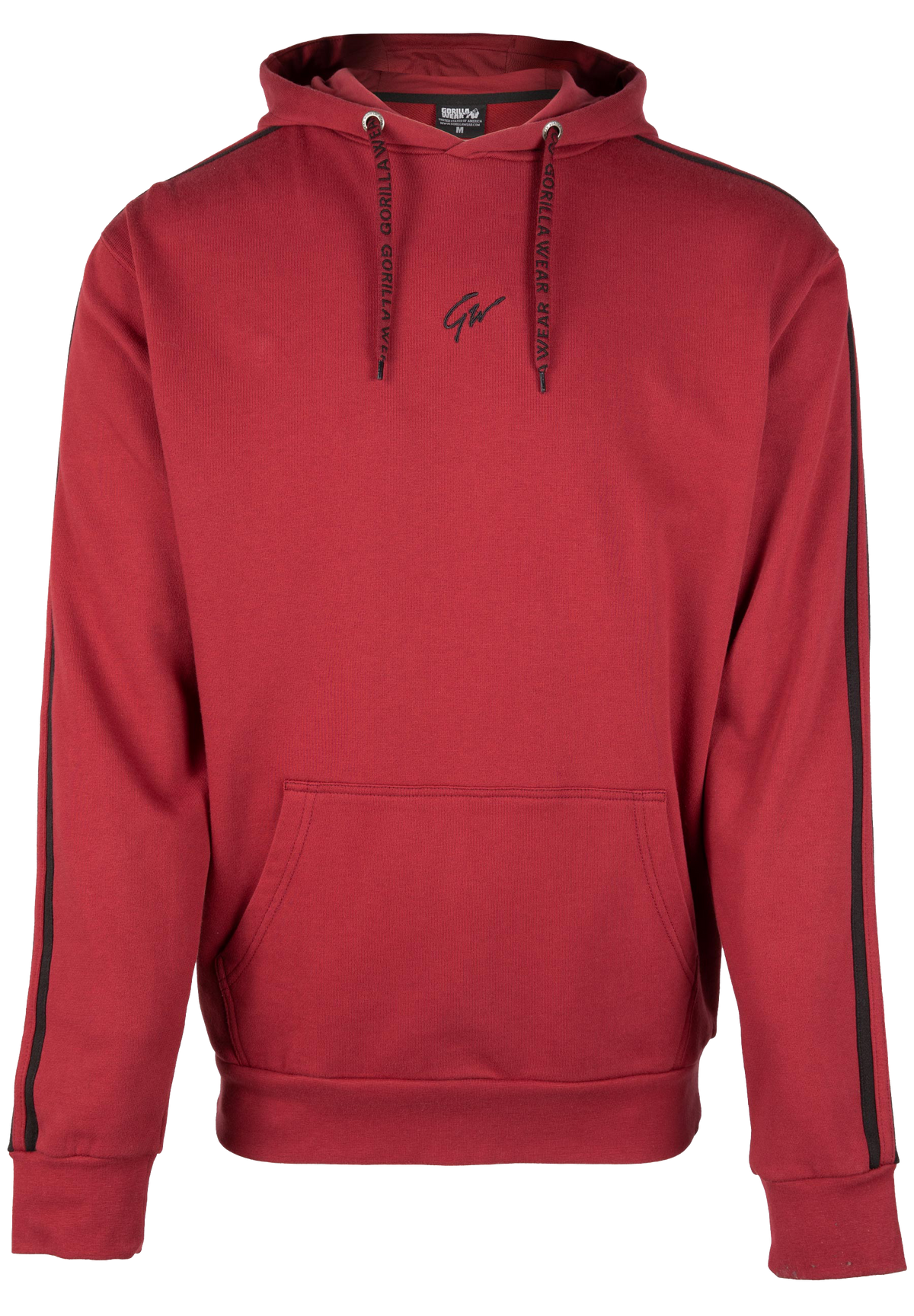 Banks Oversized Hoodie - Burgundy Red/Black