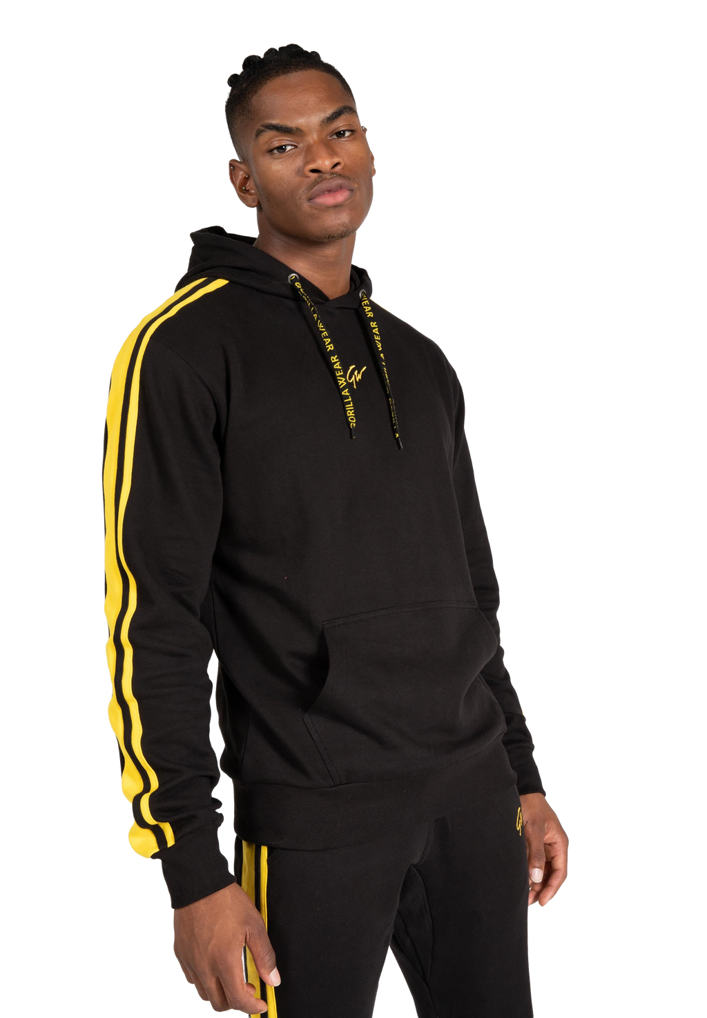 Banks Oversized Hoodie - Black/Yellow