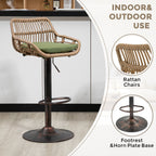 Modern Swivel Bar Stools Adjustable Counter Chairs