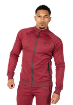 Wenden Track Jacket - Burgundy Red