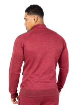 Wenden Track Jacket - Burgundy Red