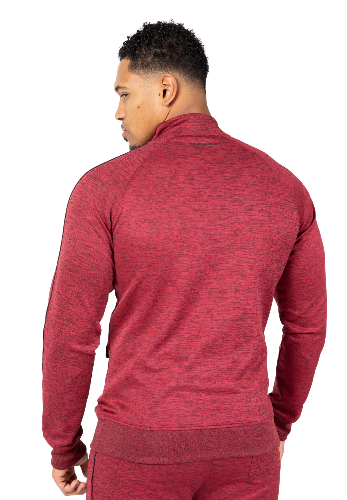 Wenden Track Jacket - Burgundy Red