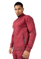 Wenden Track Jacket - Burgundy Red