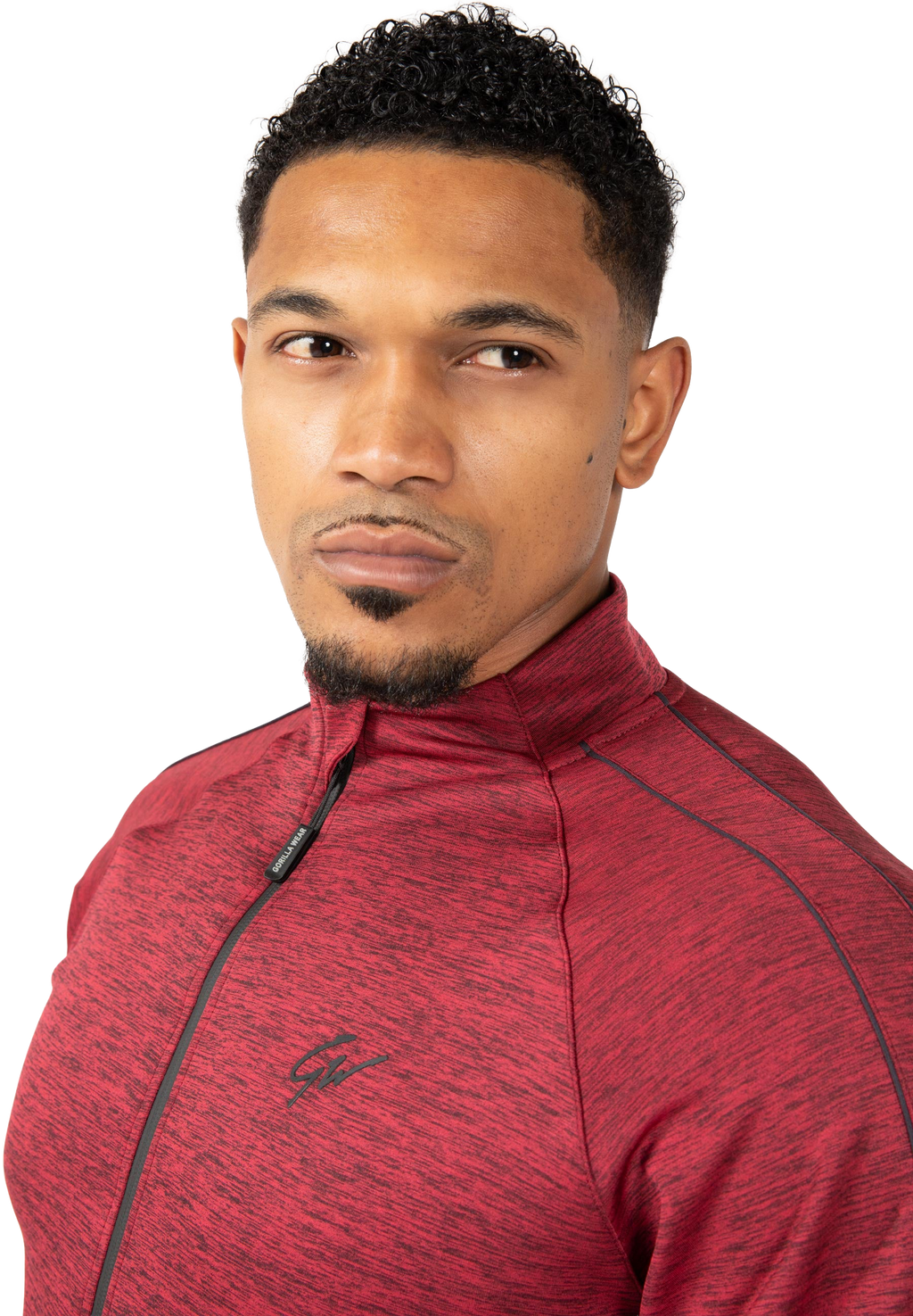 Wenden Track Jacket - Burgundy Red