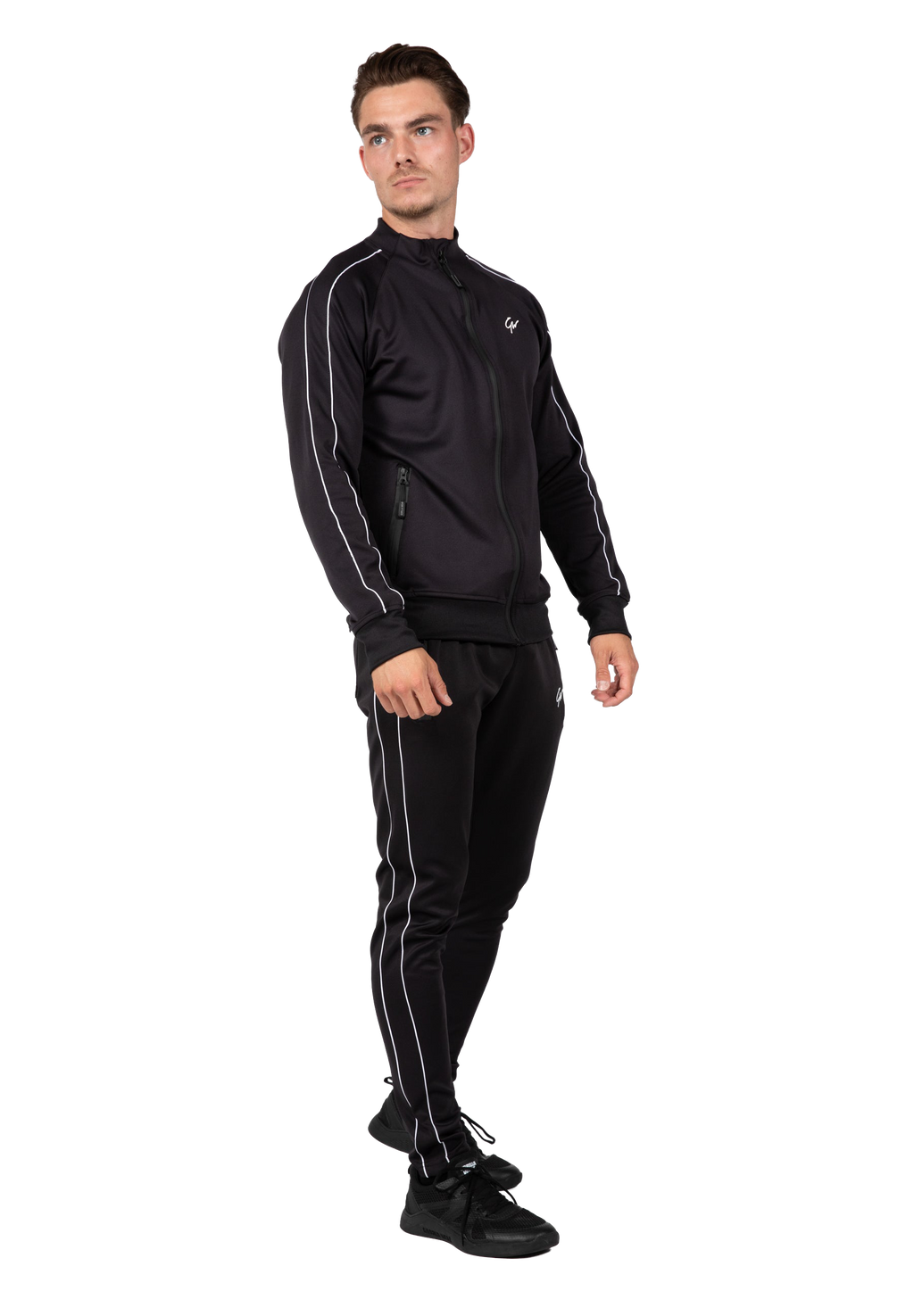 Wenden Track Jacket - Black/White