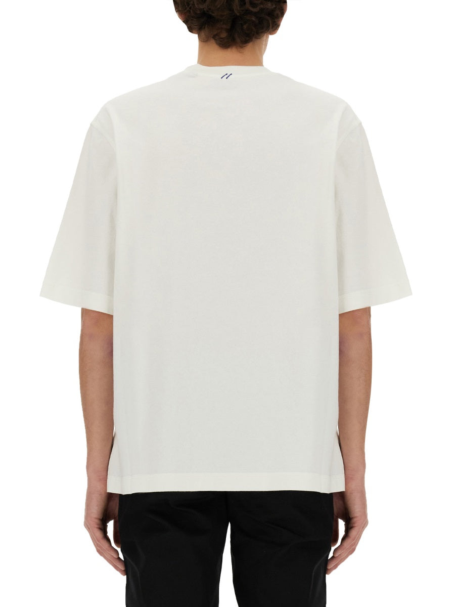 Burberry Men T-Shir With Ekd Patch