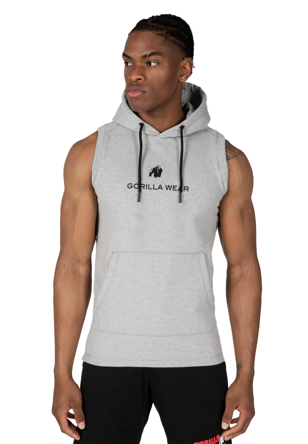 Lincoln Sleeveless Hoodie - Gray