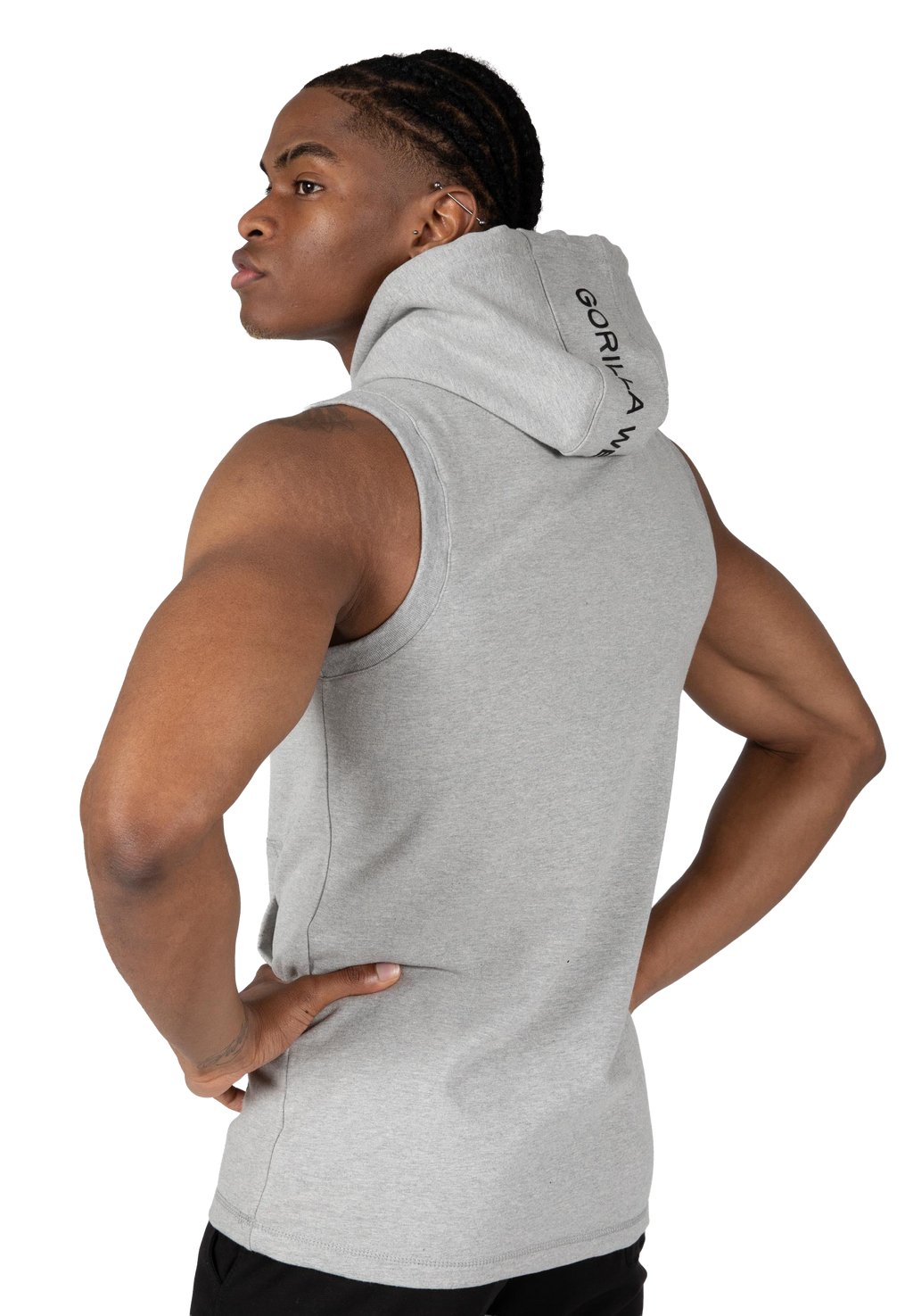 Lincoln Sleeveless Hoodie - Gray