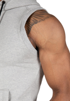 Lincoln Sleeveless Hoodie - Gray