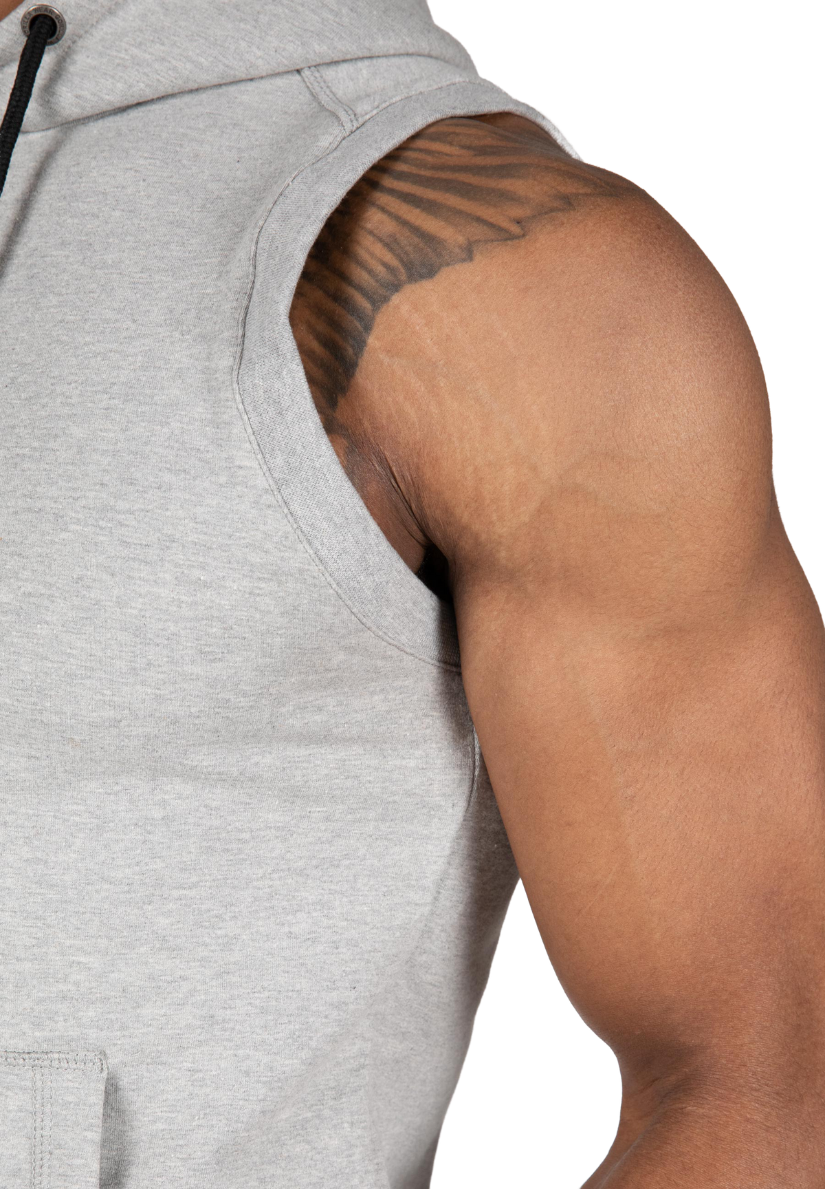 Lincoln Sleeveless Hoodie - Gray