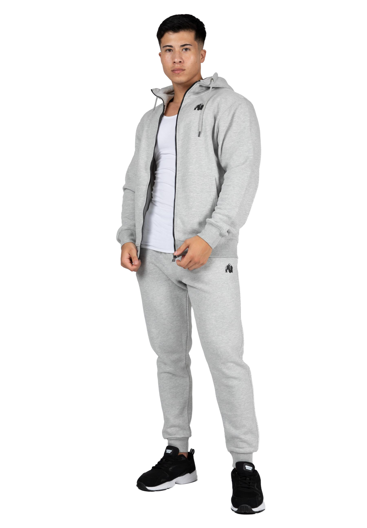 Kennewick Zipped Hoodie - Gray