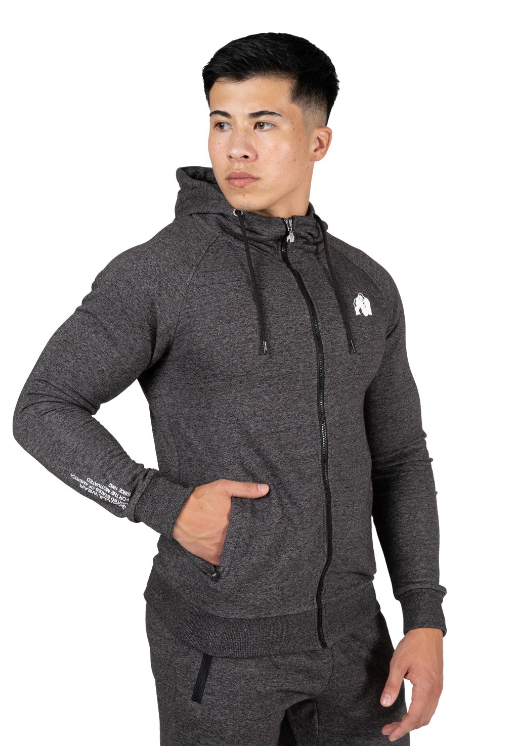 Payette Zipped Hoodie - Gray