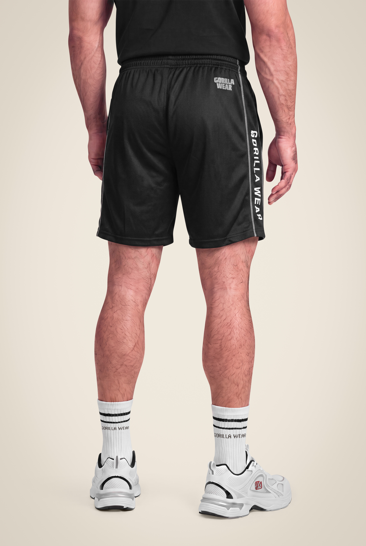 Functional Mesh Shorts - Black/White