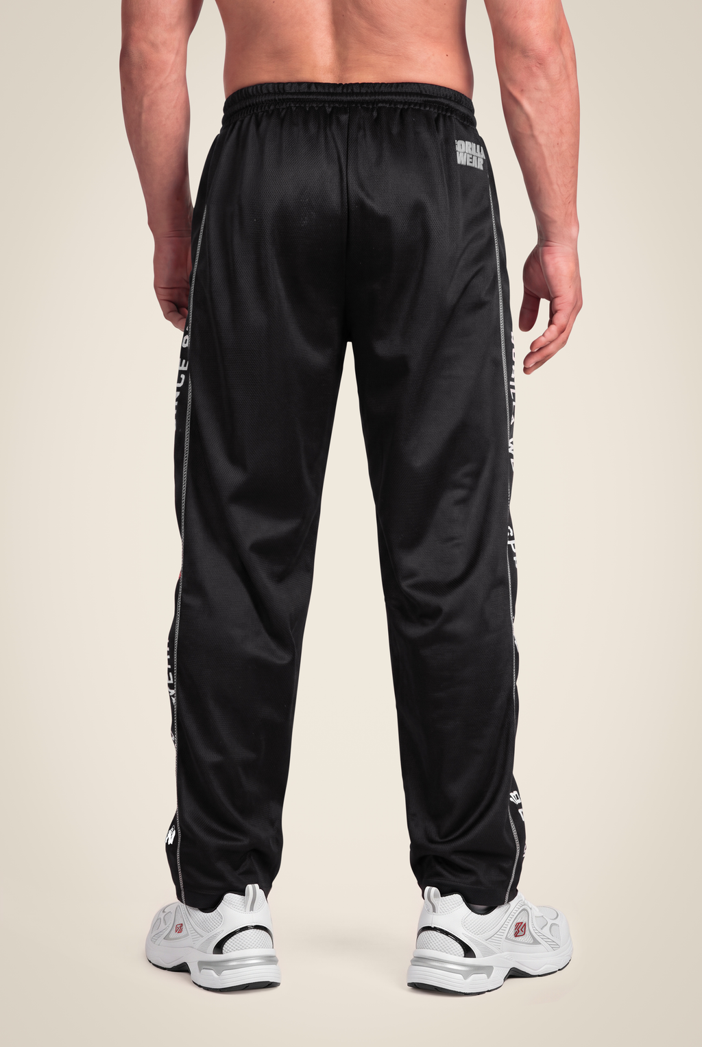 Functional Mesh Pants - Black/White