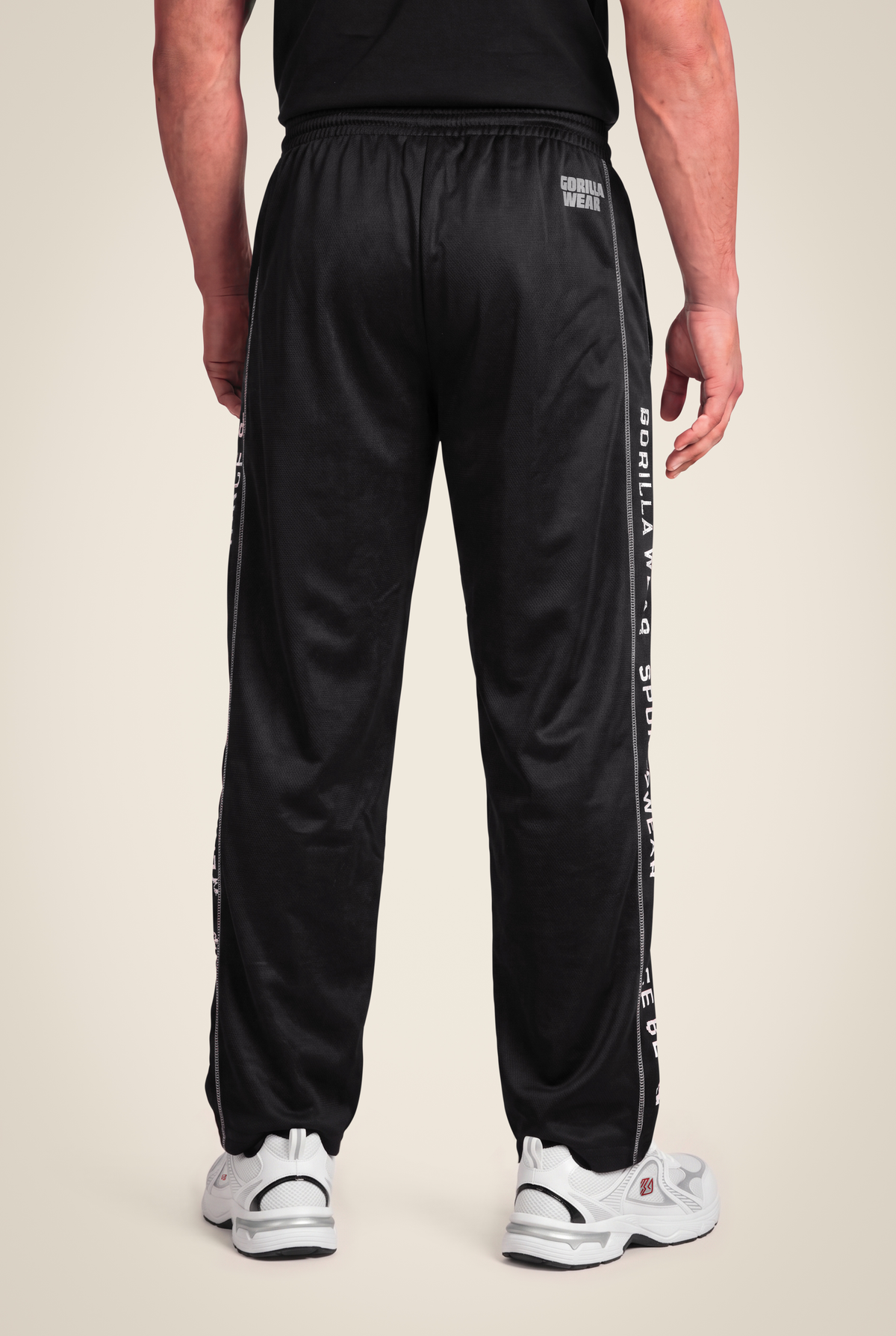 Functional Mesh Pants - Black/White