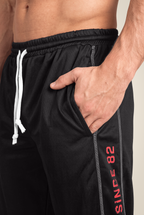Functional Mesh Pants - Black/Red