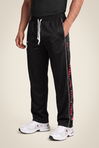 Functional Mesh Pants - Black/Red