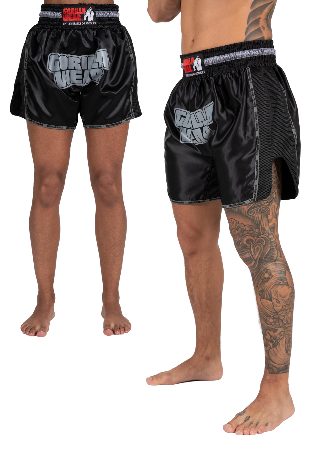 Piru Muay Thai Shorts - Black