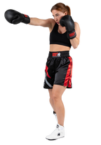 Hornell Boxing Shorts - Black/Red - Unisex
