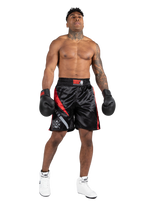 Hornell Boxing Shorts - Black/Red - Unisex