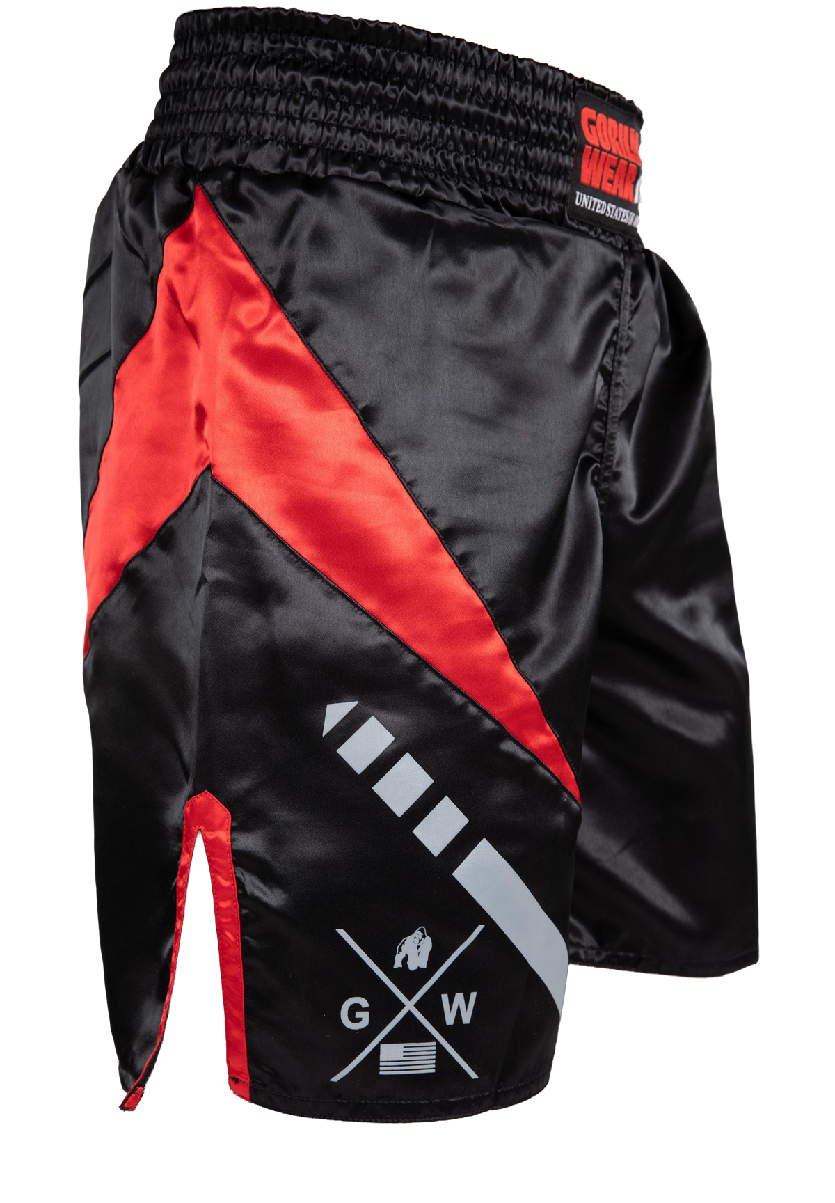 Hornell Boxing Shorts - Black/Red - Unisex