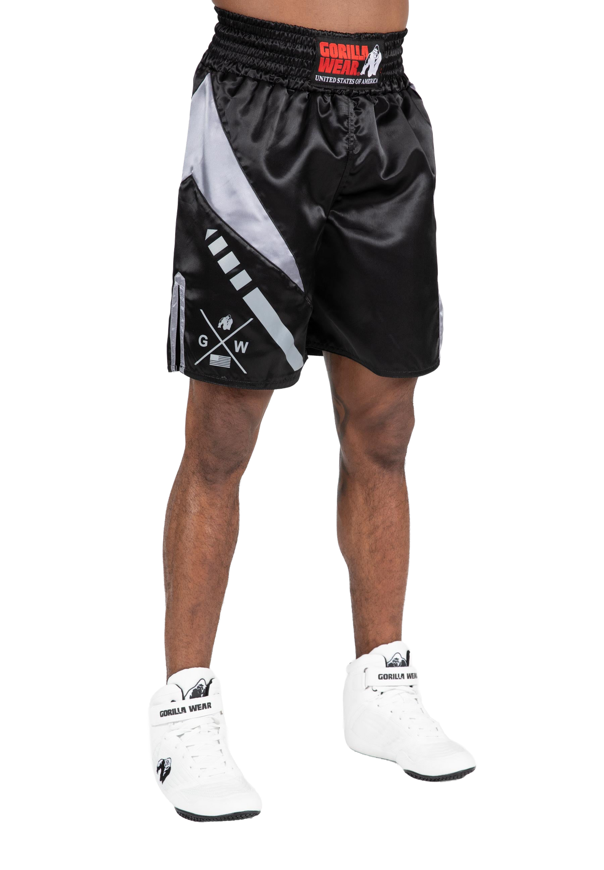 Hornell Boxing Shorts - Black/Red - Unisex
