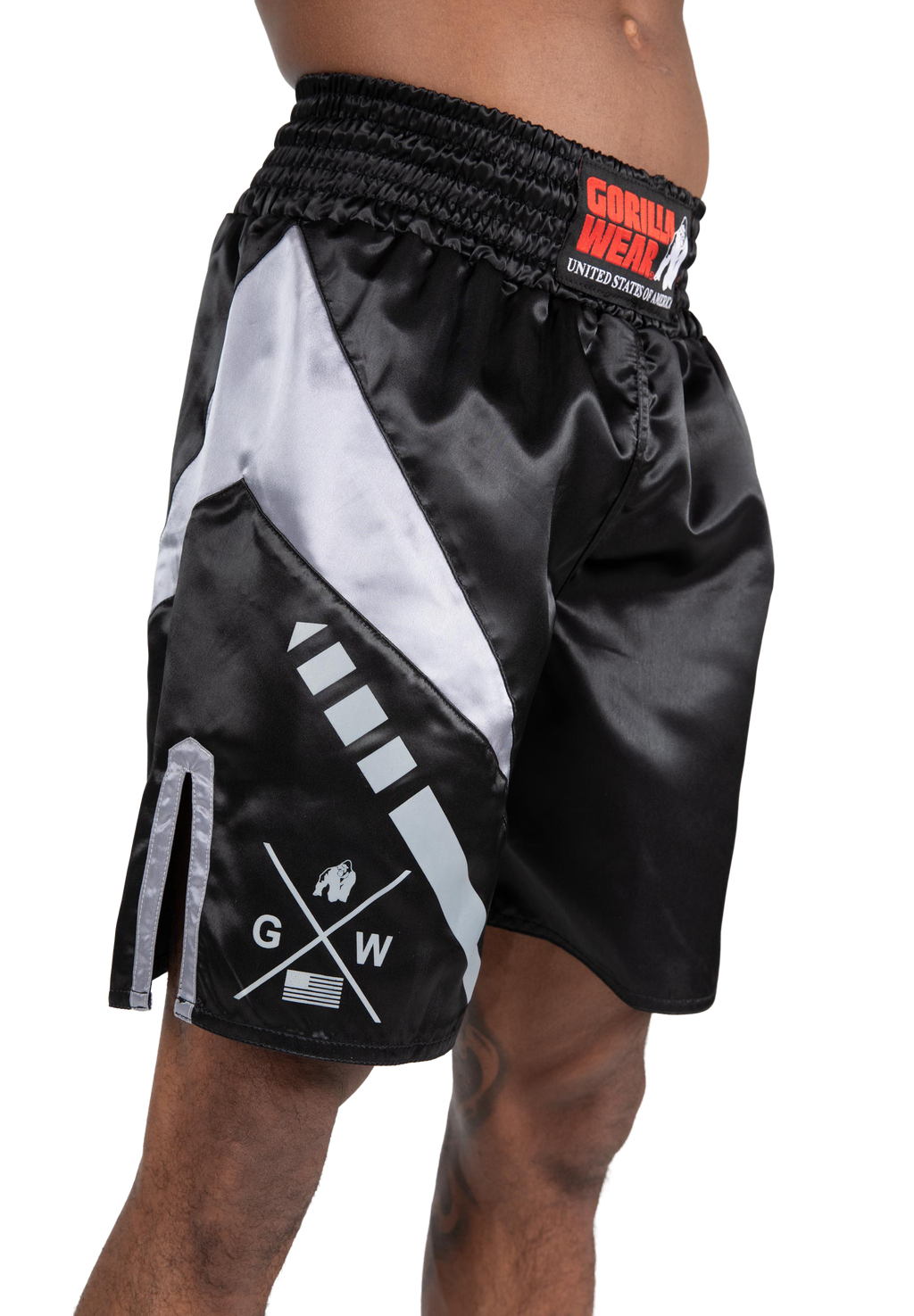 Hornell Boxing Shorts - Black/Red - Unisex