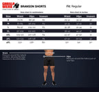 Branson Shorts - Army Green/Black