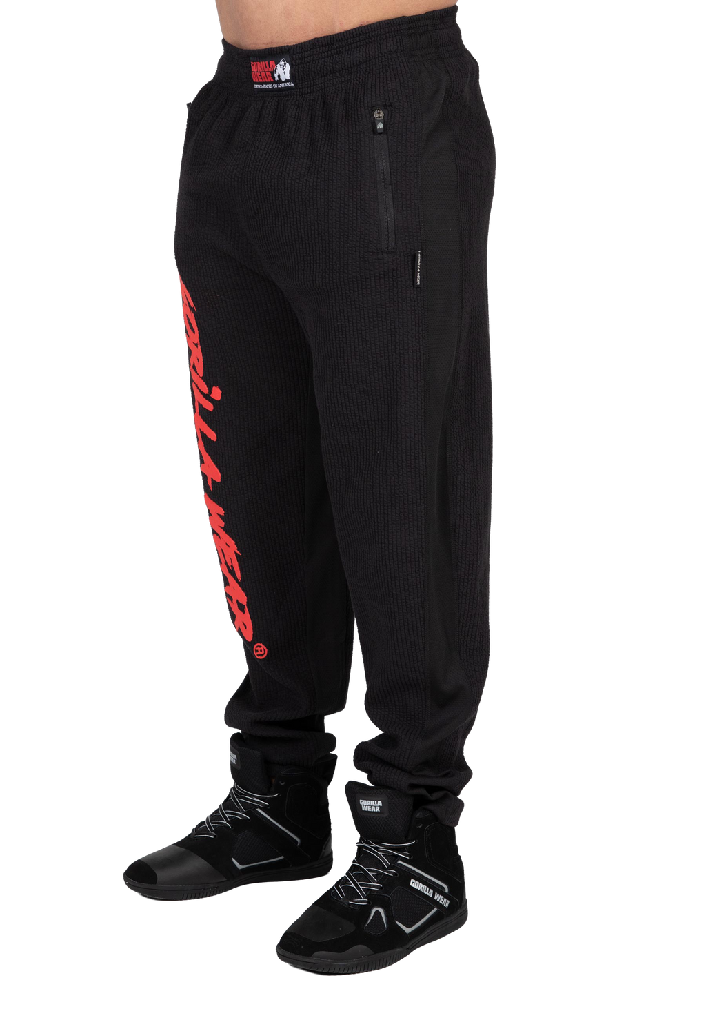 Augustine Old School Pants - Black/Red