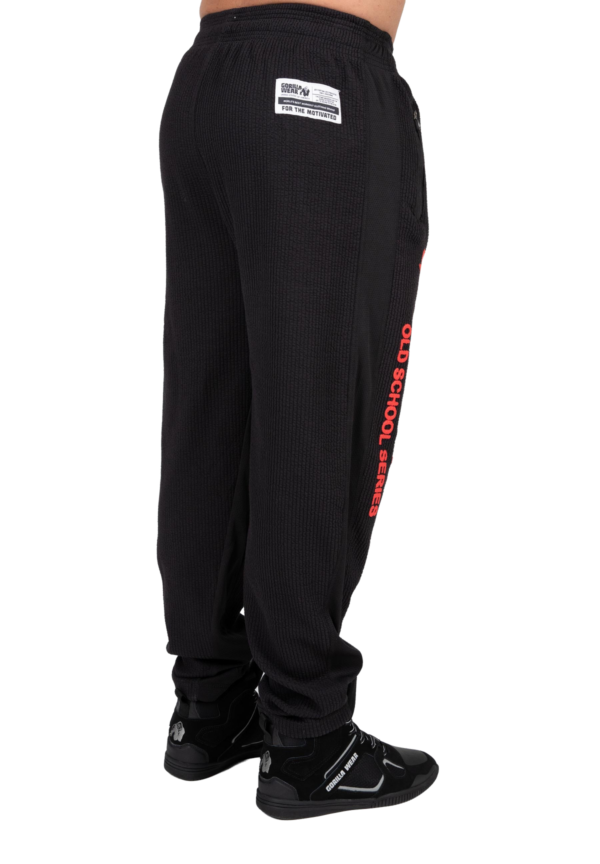 Augustine Old School Pants - Black/Red