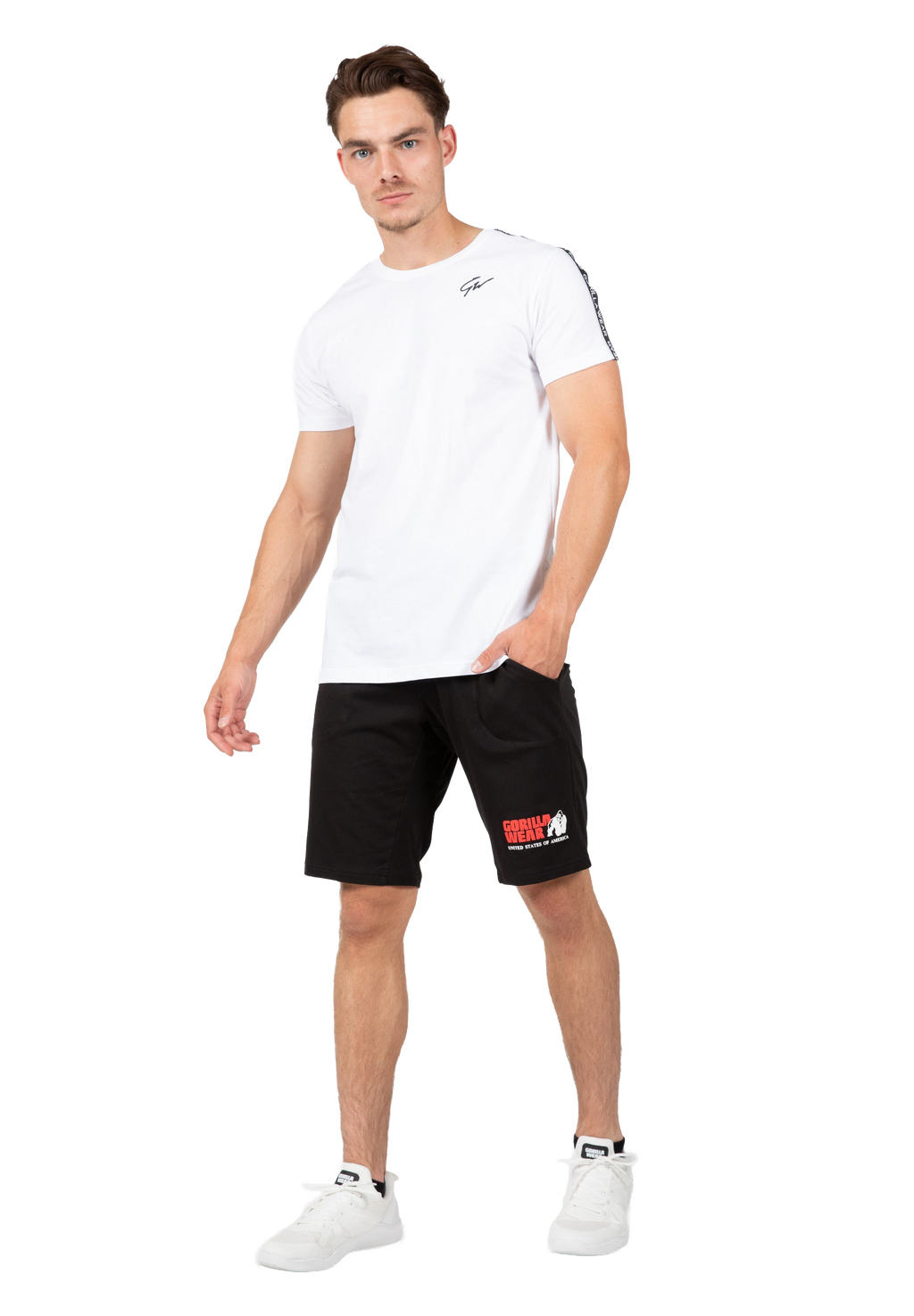 Chester T-shirt - White/Black
