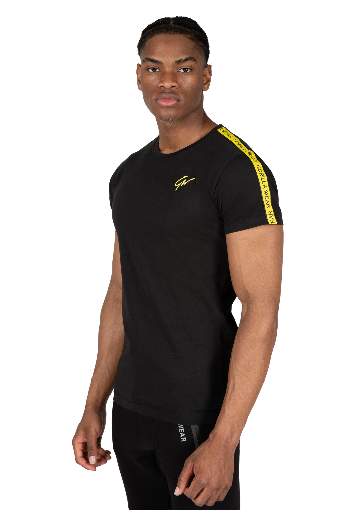 Chester T-shirt - Black/Yellow