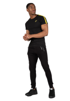 Chester T-shirt - Black/Yellow