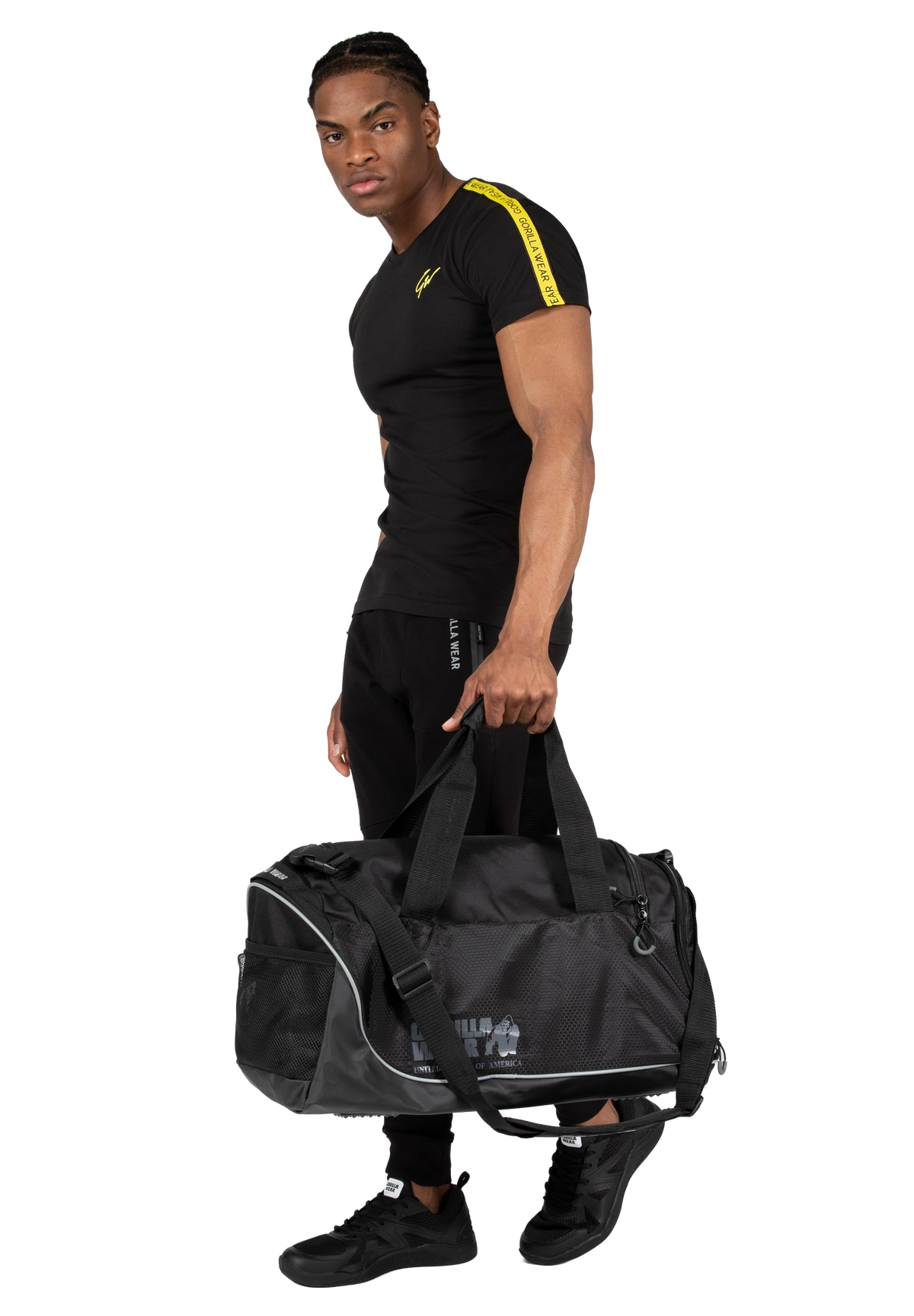 Chester T-shirt - Black/Yellow