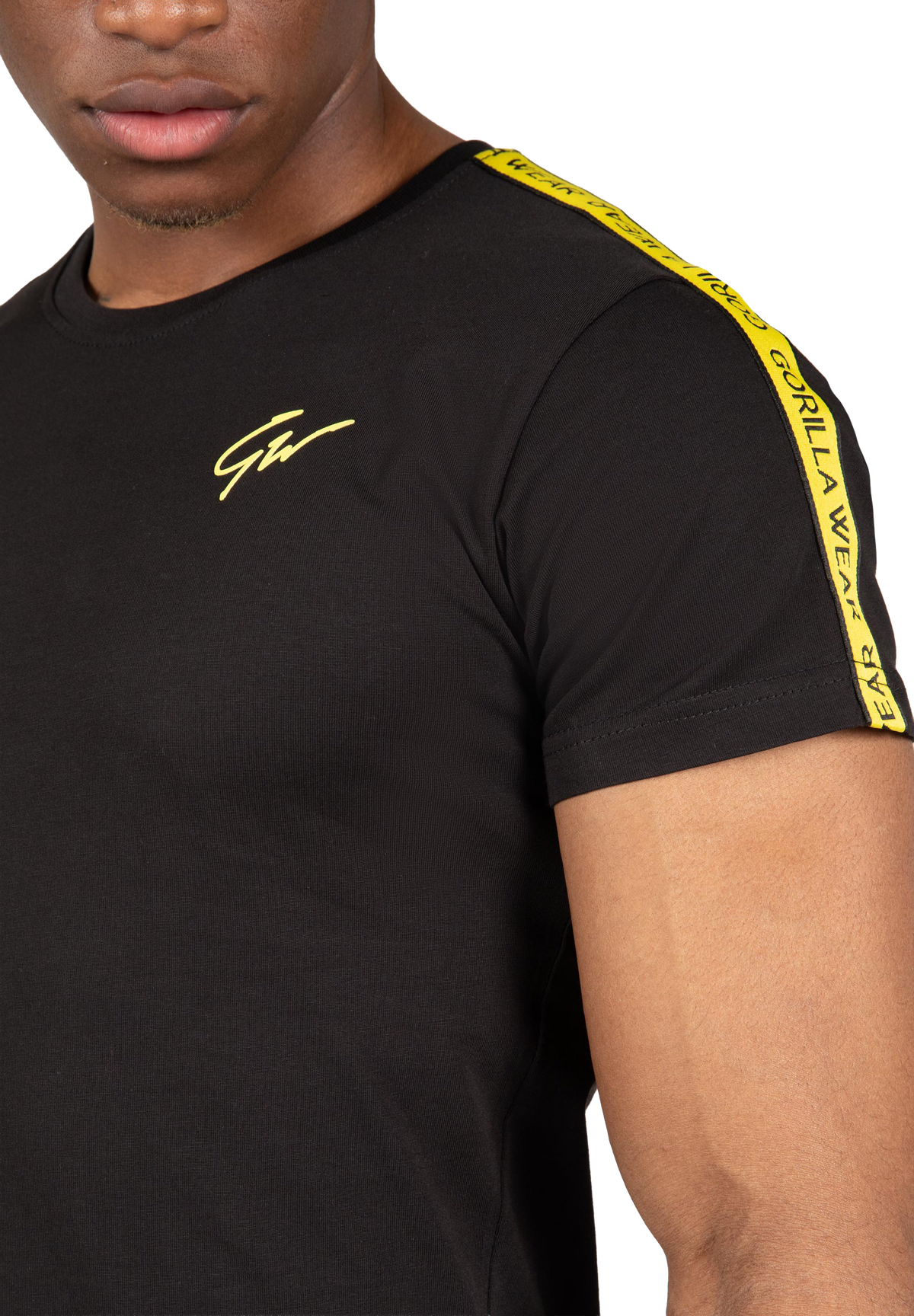 Chester T-shirt - Black/Yellow