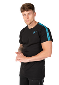 Chester T-shirt - Black/Blue
