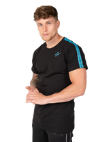 Chester T-shirt - Black/Blue