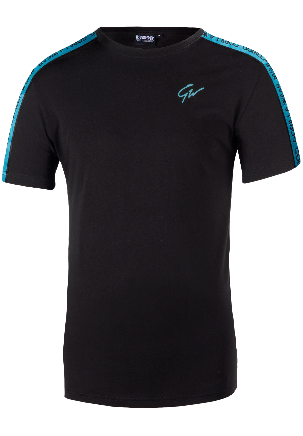 Chester T-shirt - Black/Blue