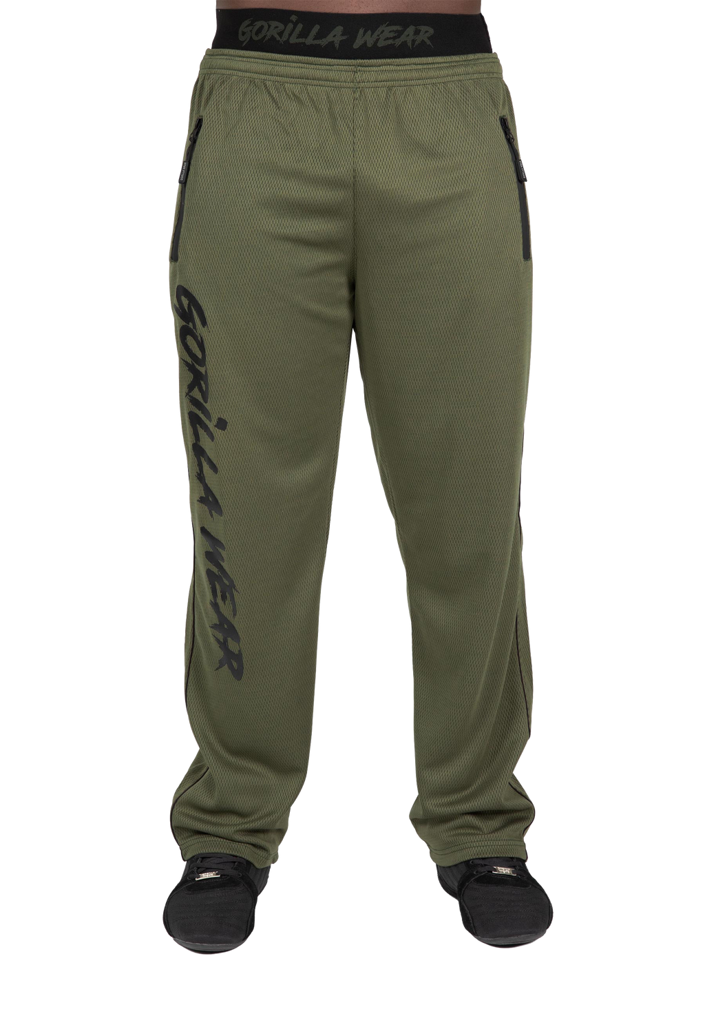 Mercury Mesh Pants - Army Green/Black