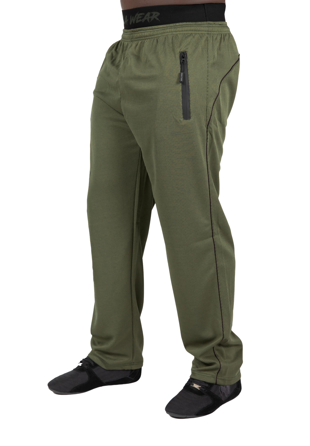 Mercury Mesh Pants - Army Green/Black