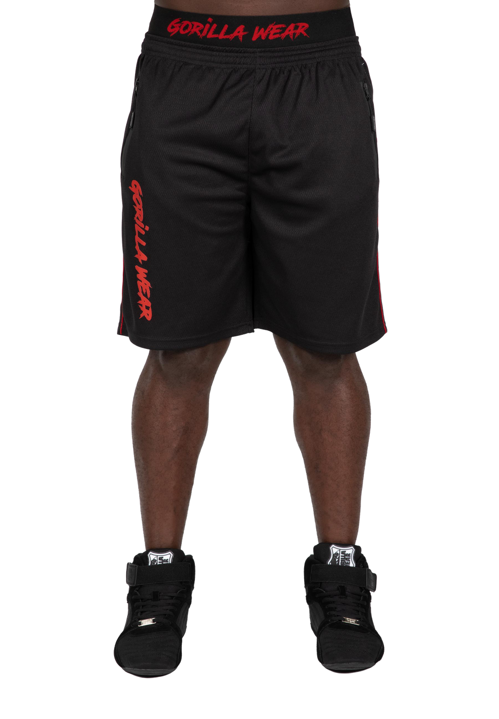 Mercury Mesh Shorts - Black/Red