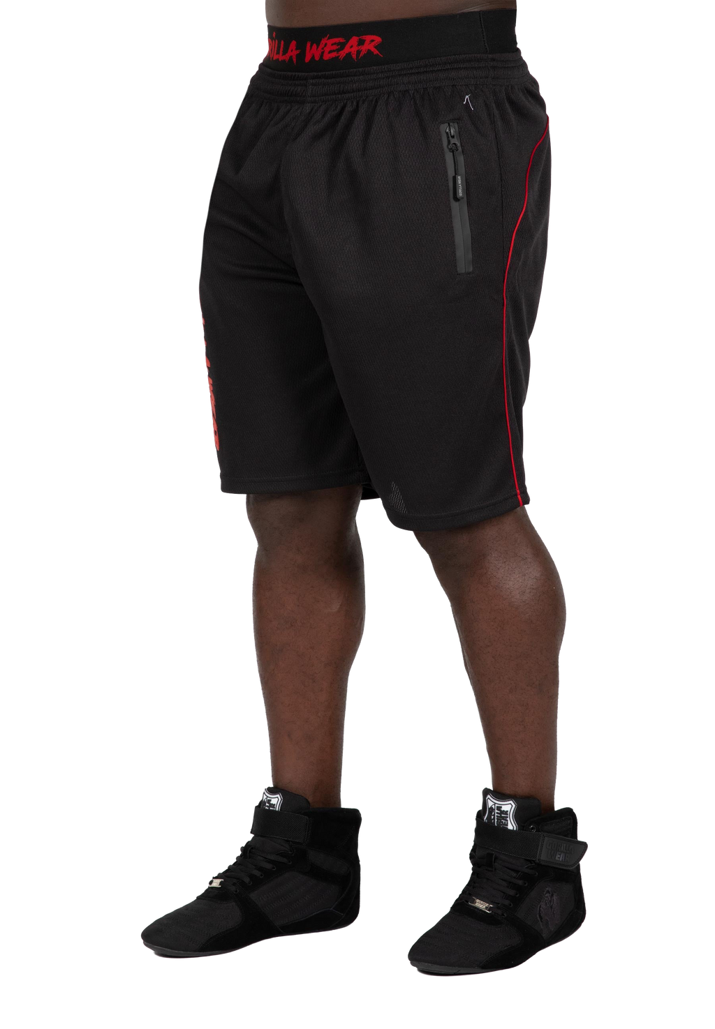 Mercury Mesh Shorts - Black/Red