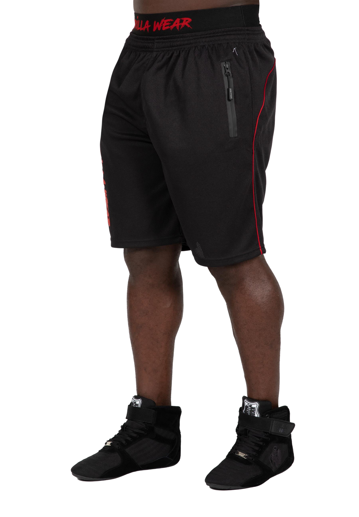 Mercury Mesh Shorts - Black/Red