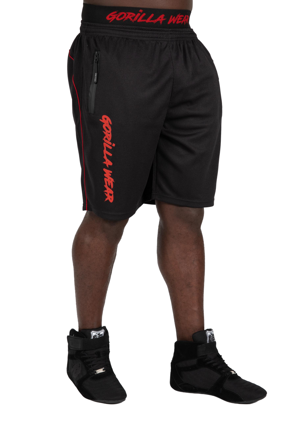 Mercury Mesh Shorts - Black/Red