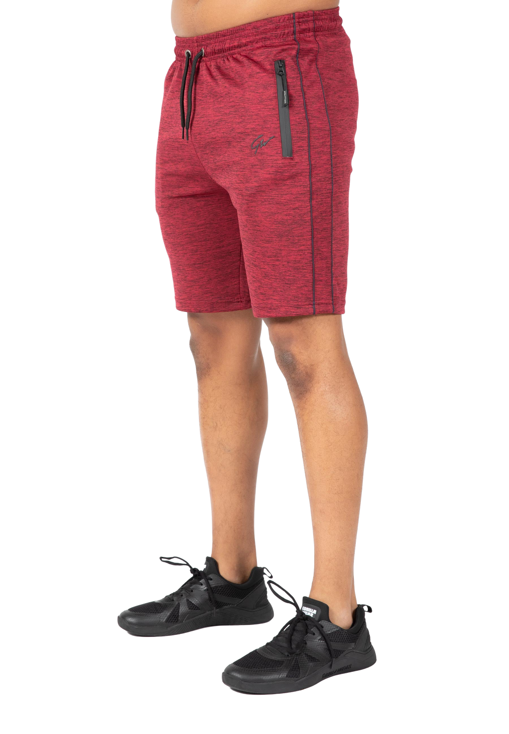 Wenden Track Shorts - Burgundy Red