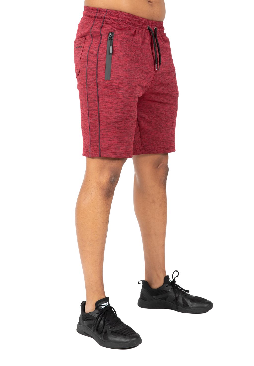 Wenden Track Shorts - Burgundy Red