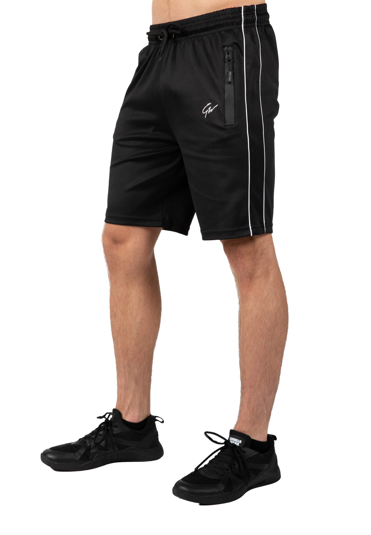 Wenden Track Shorts - Black/White