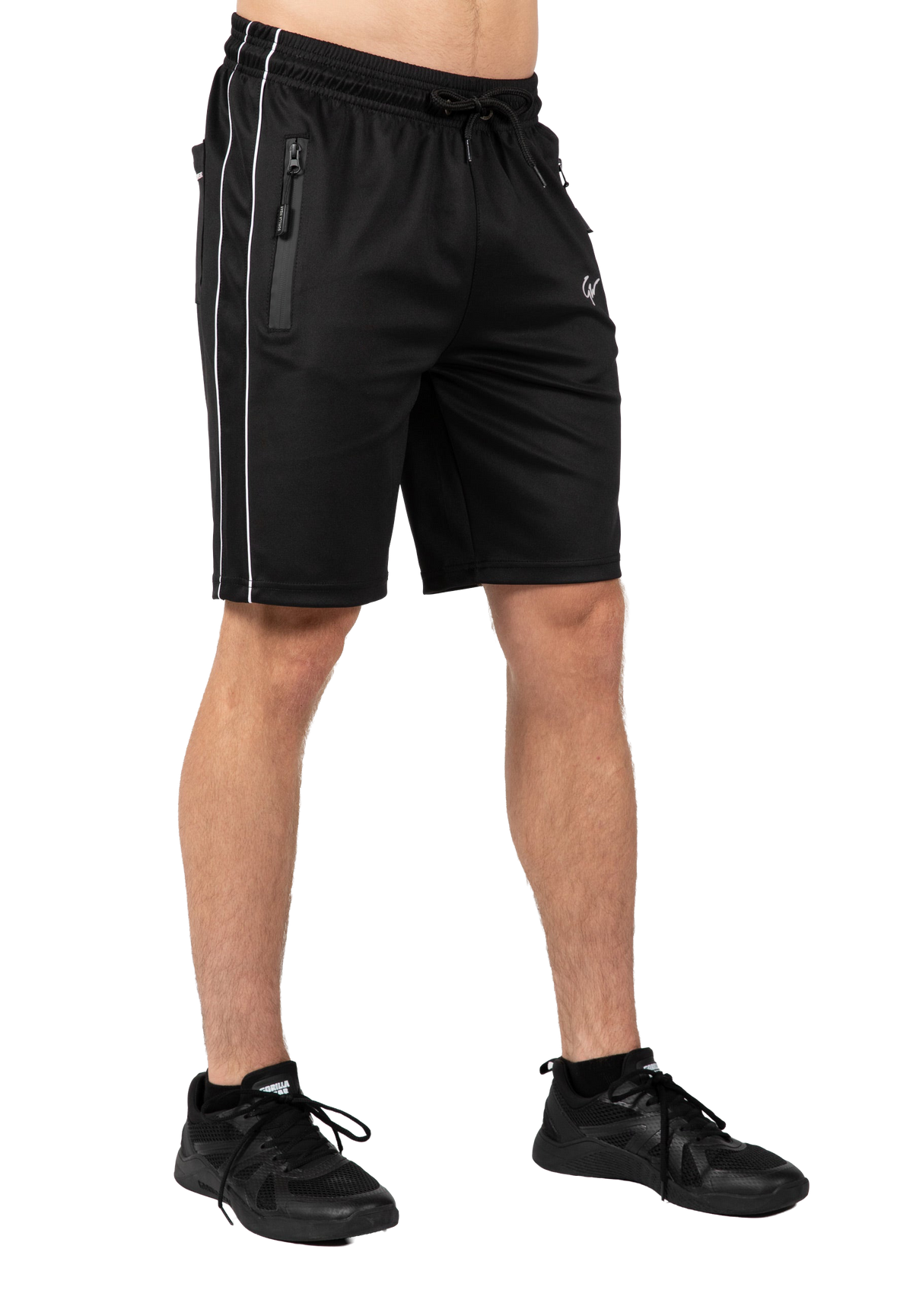 Wenden Track Shorts - Black/White